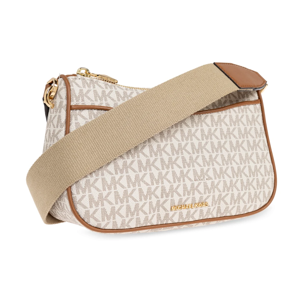Michael Kors Jet Set Schoudertas Beige Dames