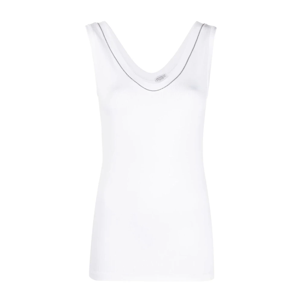 Tops > Sleeveless Tops - - Brunello Cucinelli - Modalova