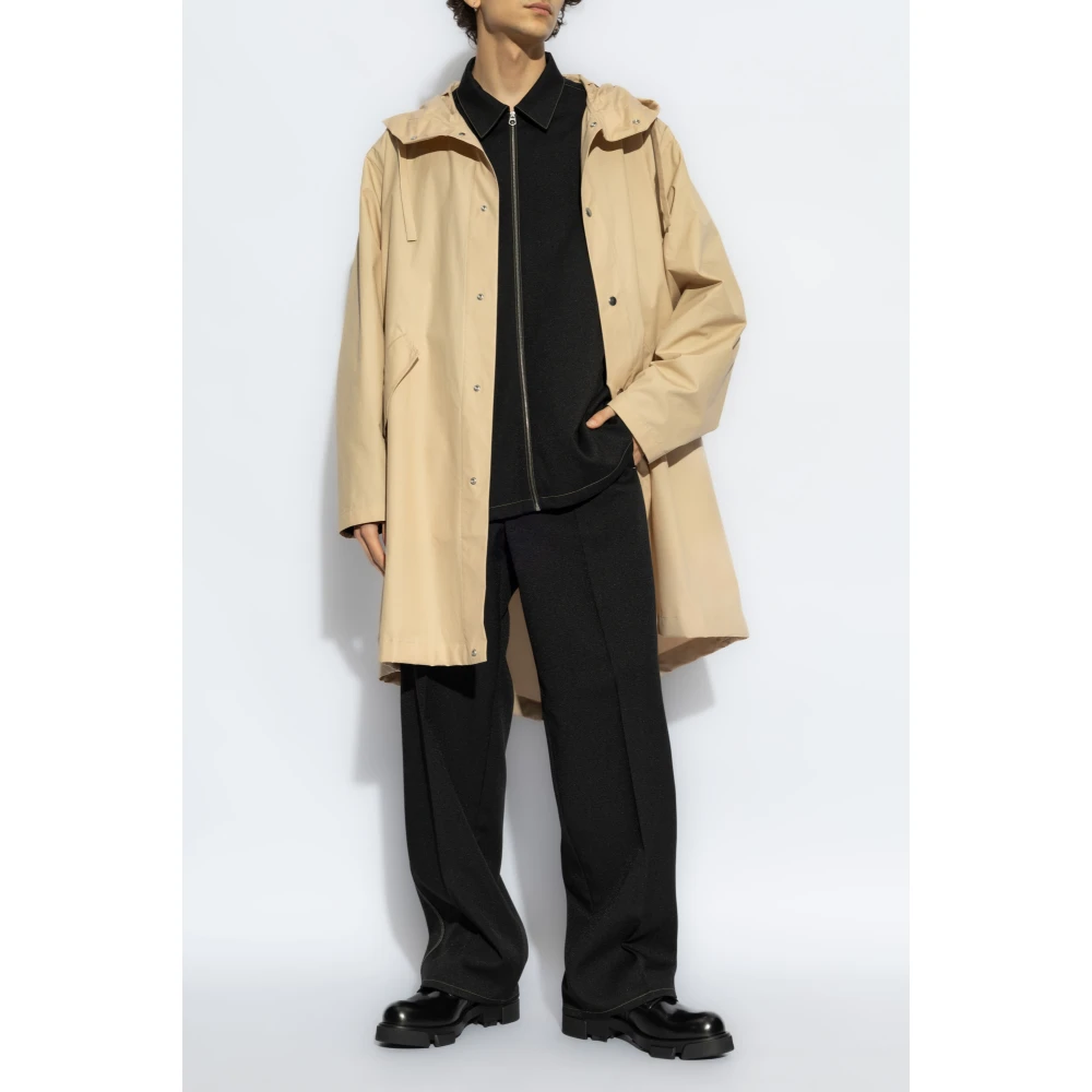 Jil Sander Capuchonjas Beige Heren