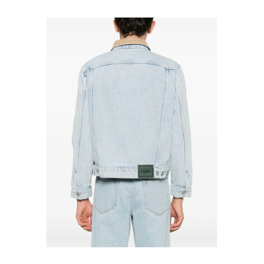 Drole de Monsieur Denim Jack Collectie Blue Heren