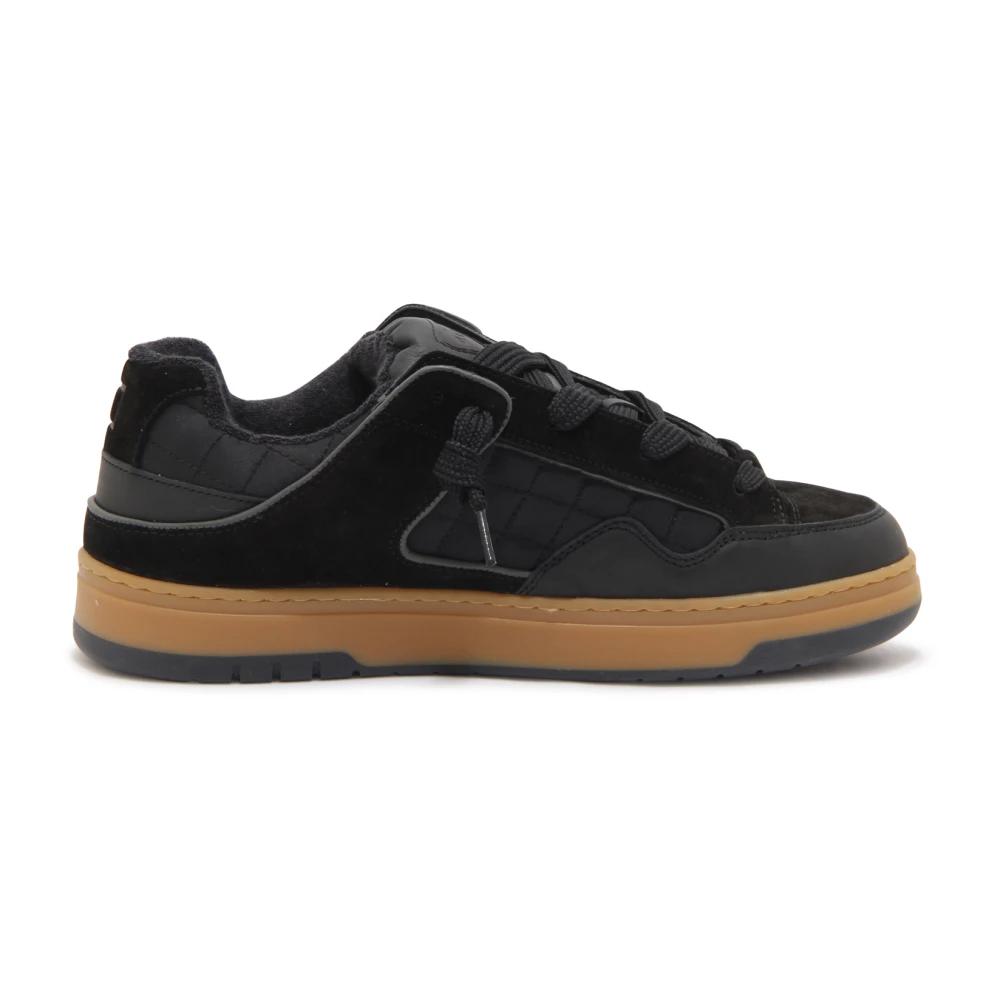 D.a.t.e. Zwarte Nylon Skate Schoenen Heren Schoenen