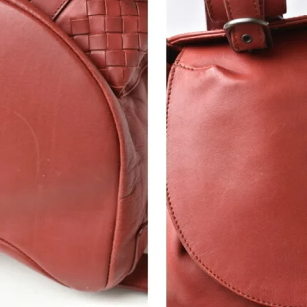 Bottega Veneta Vintage Pre-owned Fabric backpacks Pink Dames
