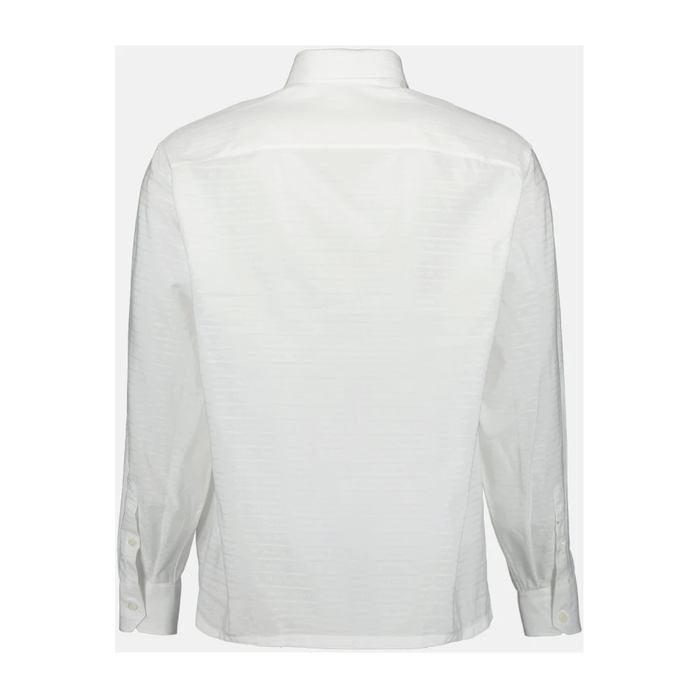 Prada Klassiek Overhemd White Heren