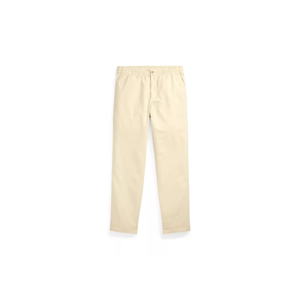 Polo Ralph Lauren Men's Beige Straight Trousers, M, Stylish Trousers For