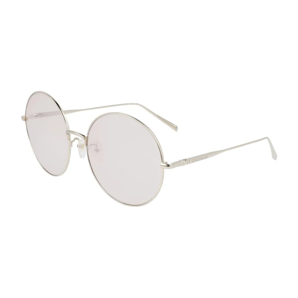 Longchamp Unisex Gray Metal Frame Sunglasses