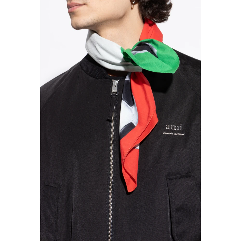 Moschino Katoenen sjaal met print Multicolor Unisex