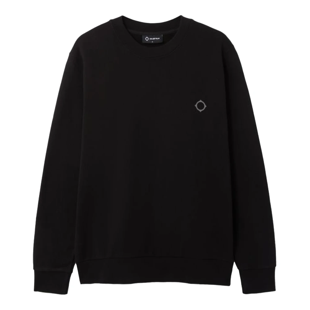Ma.strum Zwarte Sweaters Black Heren