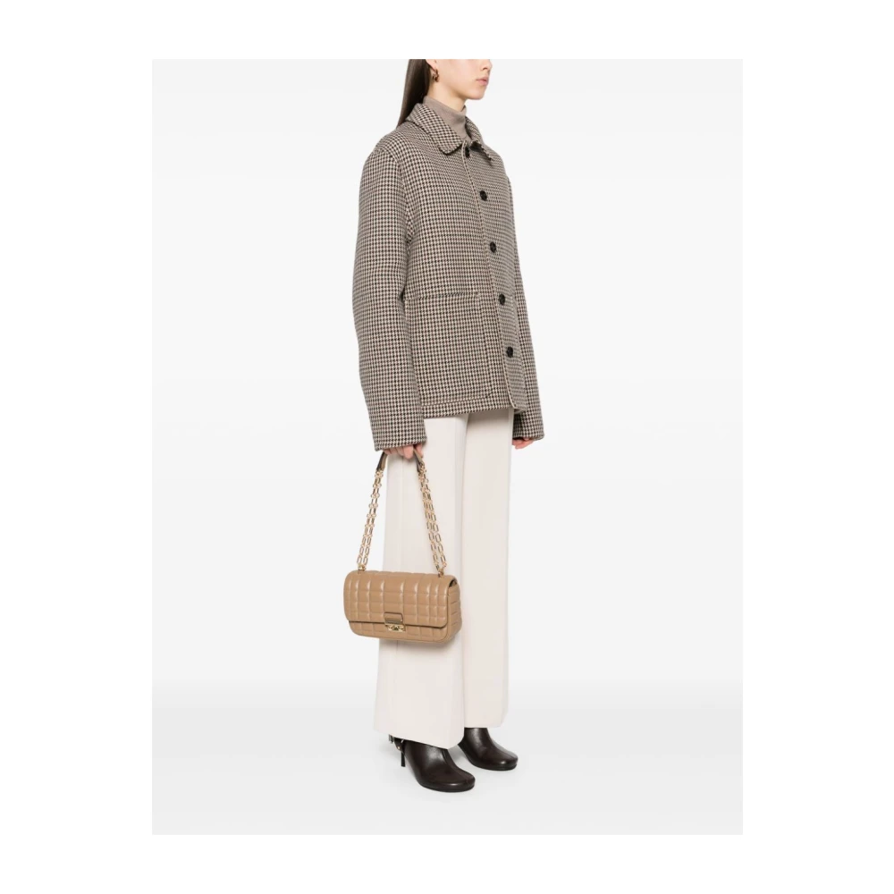 Michael Kors Beige Schoudertas voor Vrouwen Beige Dames