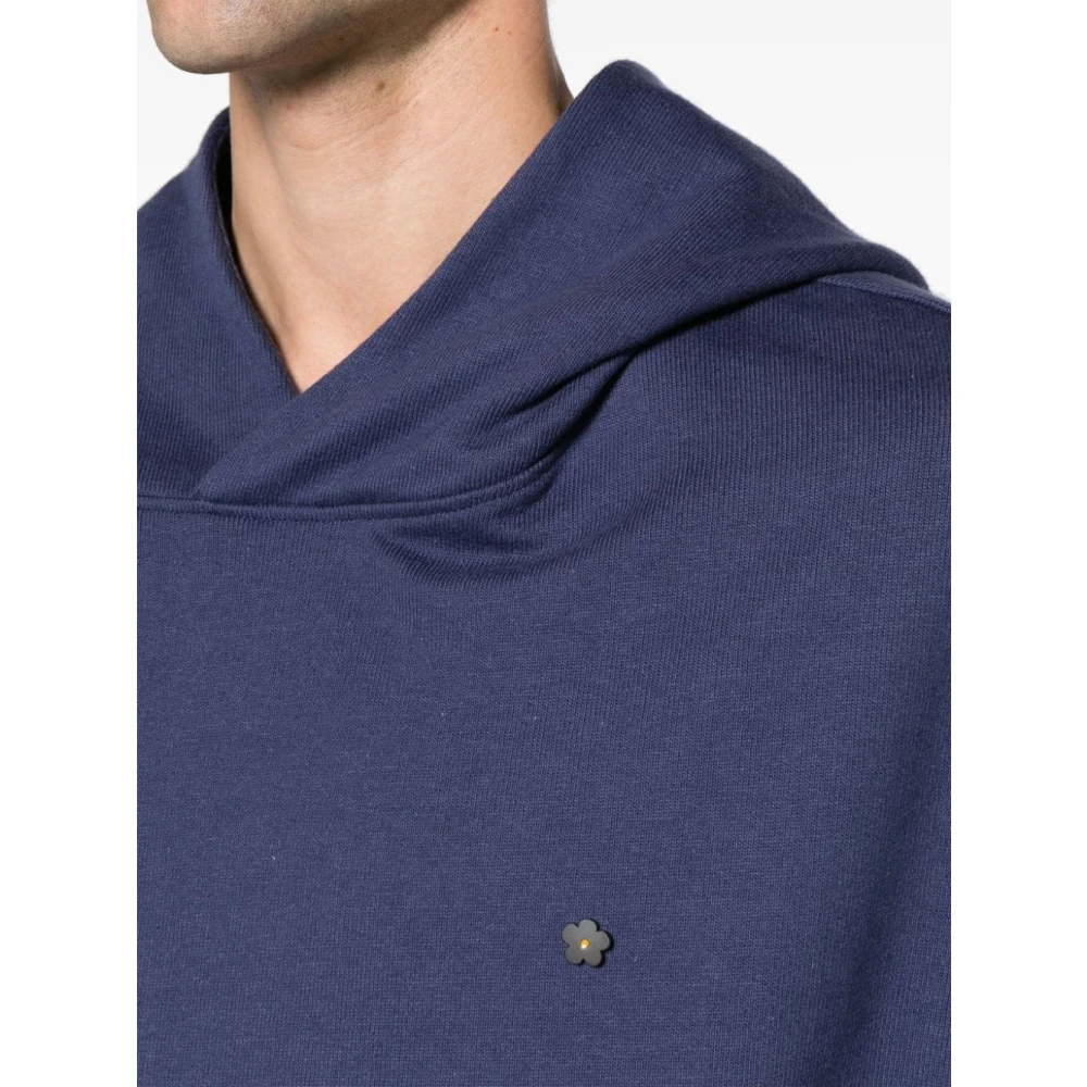 A Paper Kid Stijlvolle Blauwe Hoodie voor Mannen Blue Heren