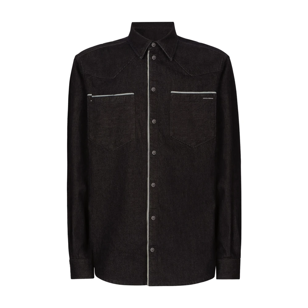 Dolce & Gabbana Stijlvolle Shirt voor Mannen Black Heren