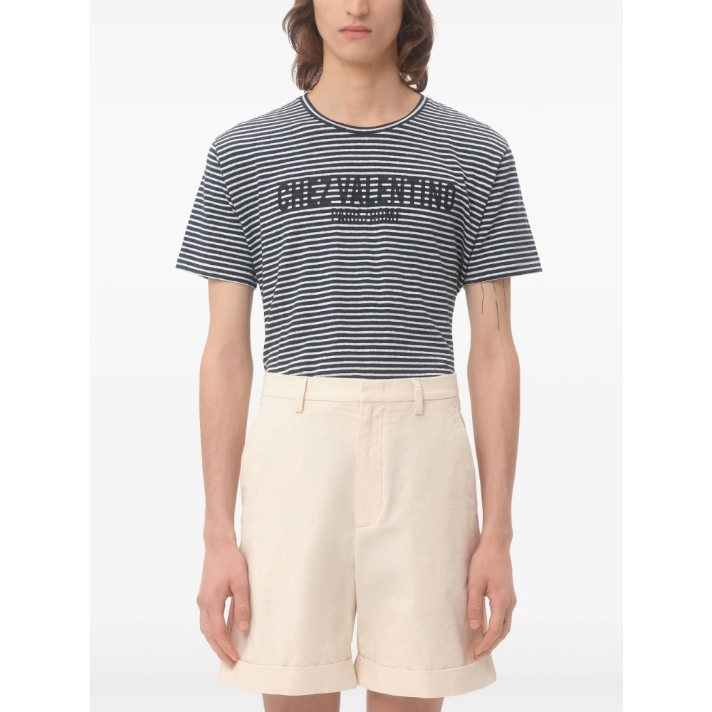 Valentino Logo Print T-shirts en Polos Multicolor Heren