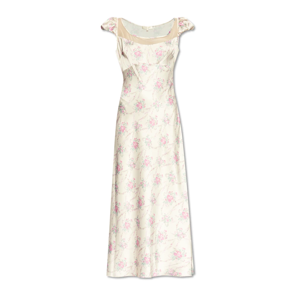 Loveshackfancy Jurk Rose Beige Dames