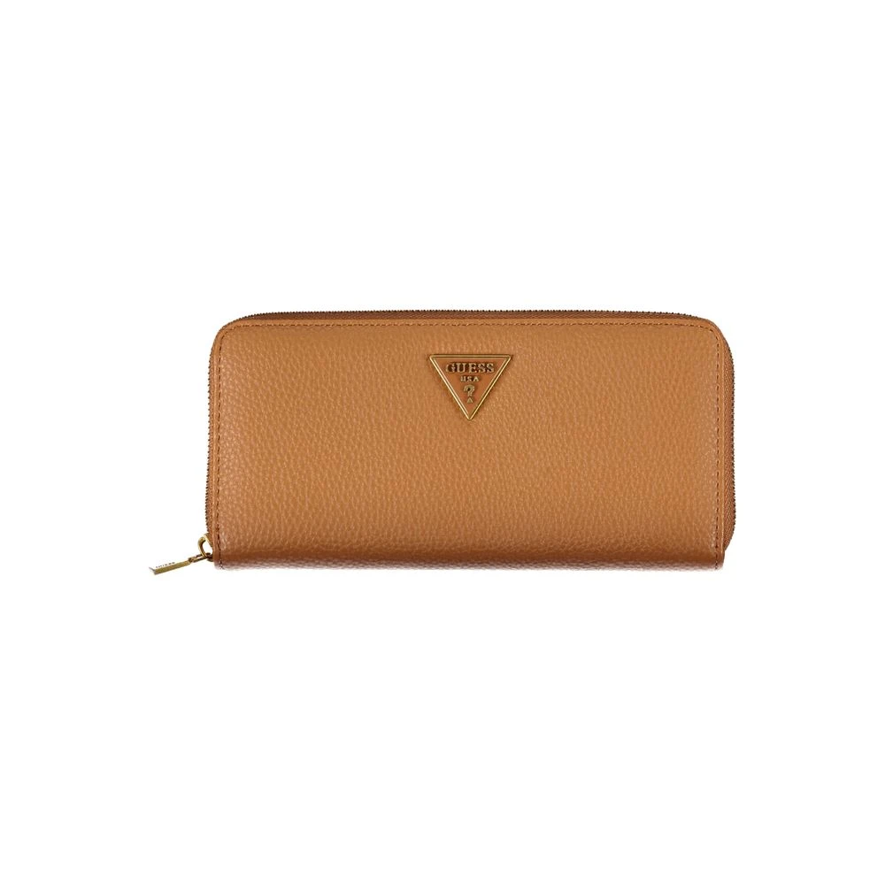 Guess Polyethyleen portemonnee met meerdere vakken Brown Dames