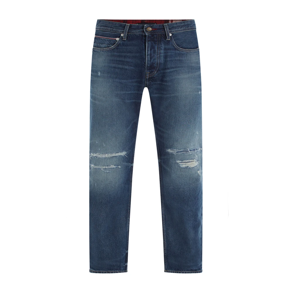 Tommy Hilfiger Straight leg jeans in used-look model 'Mercer'