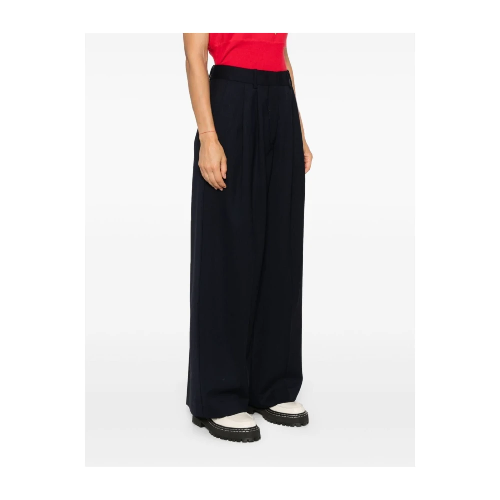 P.a.r.o.s.h. Blauwe Broek Blue Dames