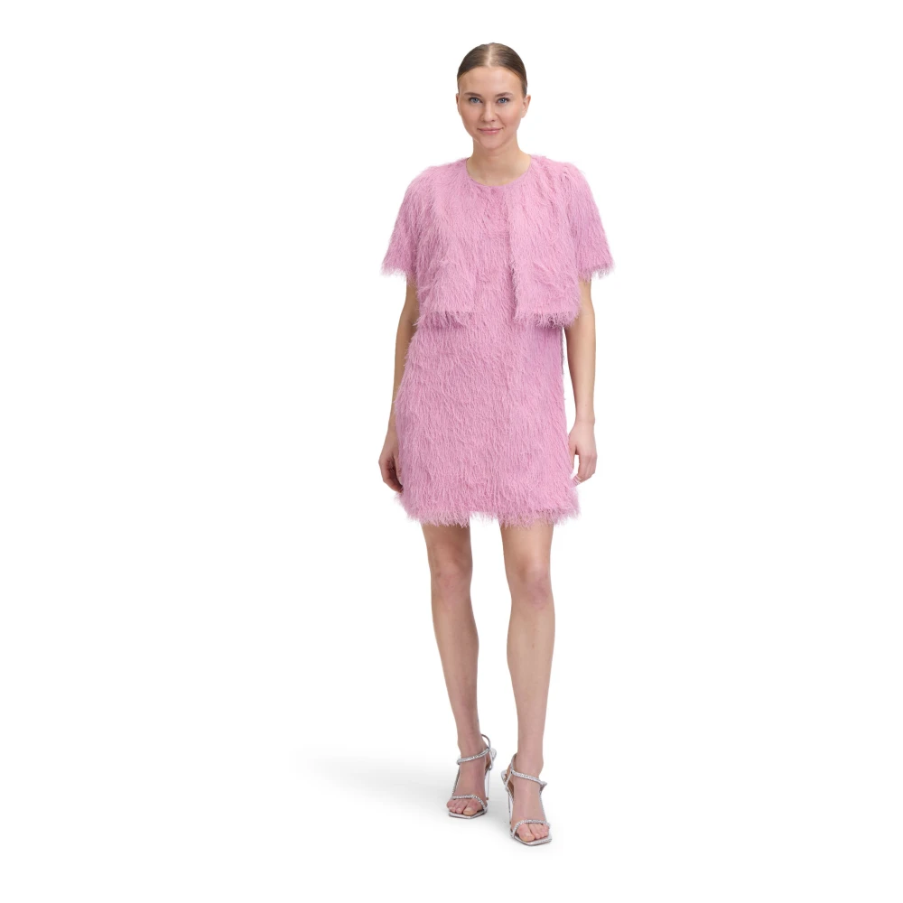 Vera Mont Elegante bolerojas met franjes Pink Dames