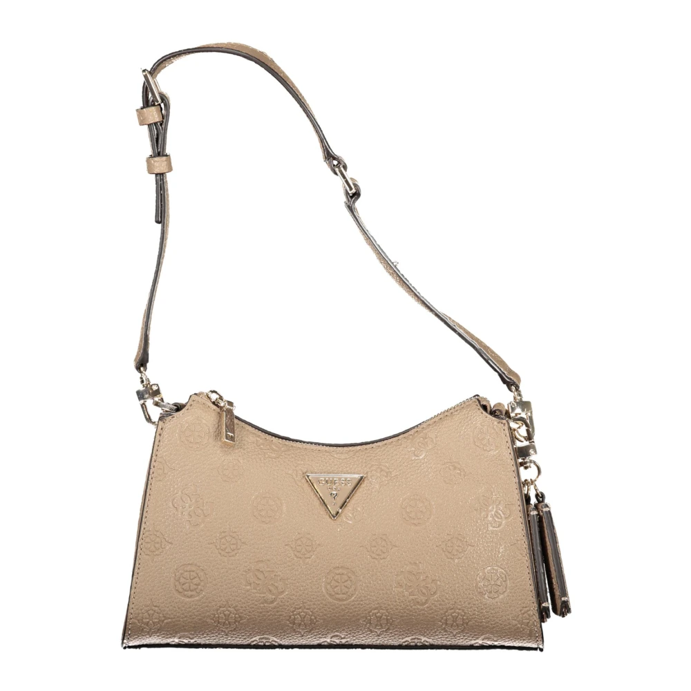 Guess Beige Handtas Polyethyleen | Stijlvol Model Beige Dames