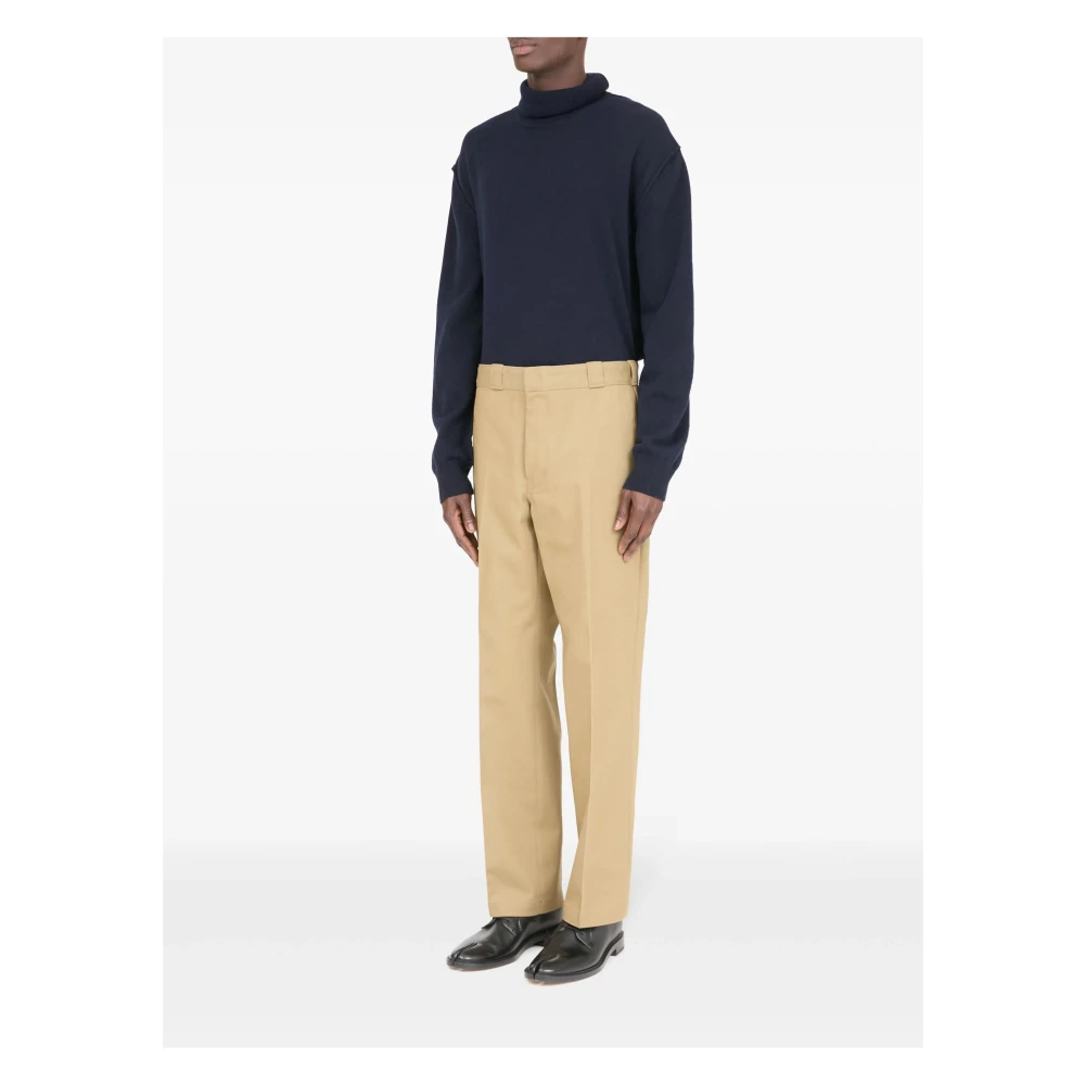 Maison Margiela Beige Geplooide Broek Beige Heren
