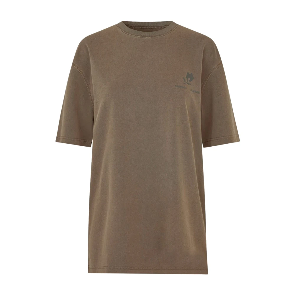 Samsøe Samsøe Brown T-Shirts, Male, S, Sagergei T-Shirt