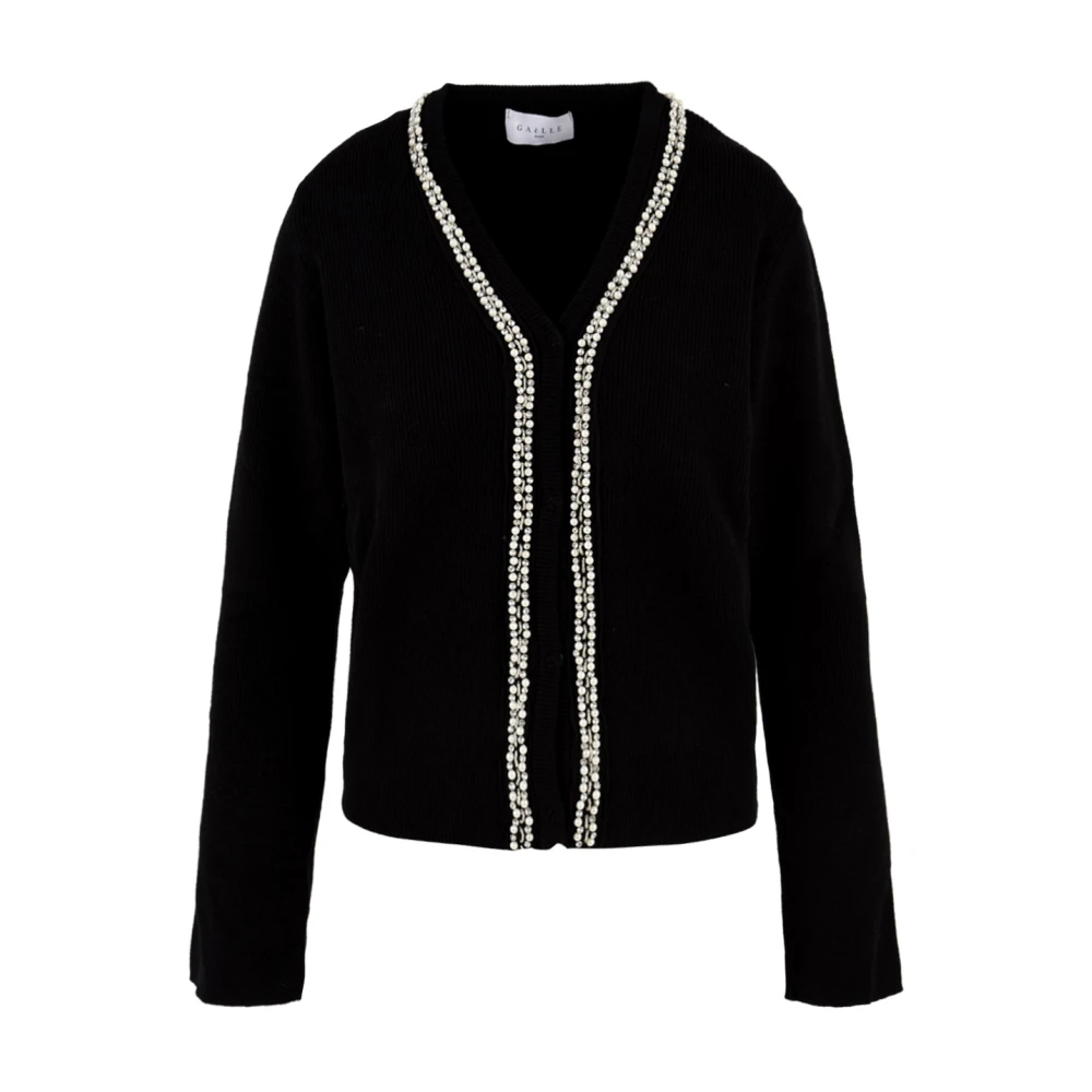 Gaëlle Paris Women's Black Cardigans, M, Gaelle Jumper