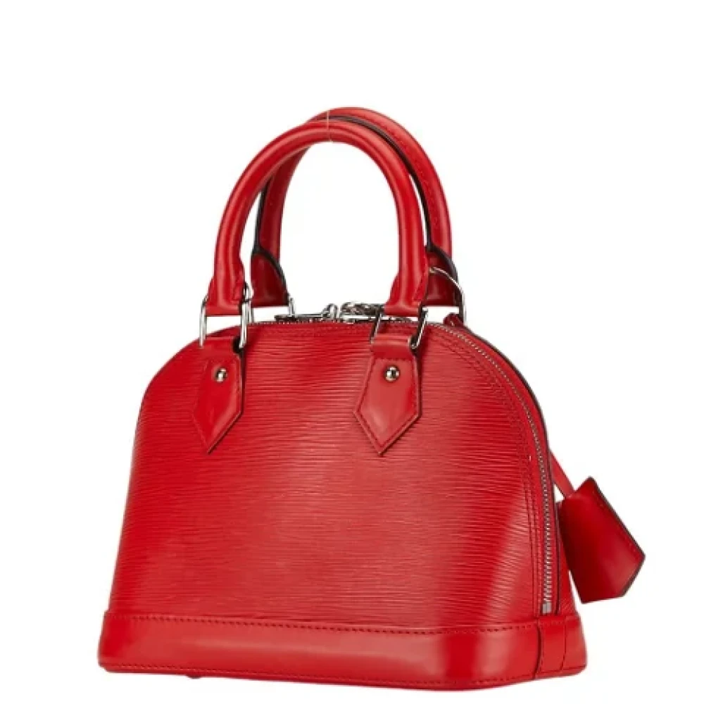 Louis Vuitton Vintage Pre-owned Leather louis-vuitton-bags Red Dames