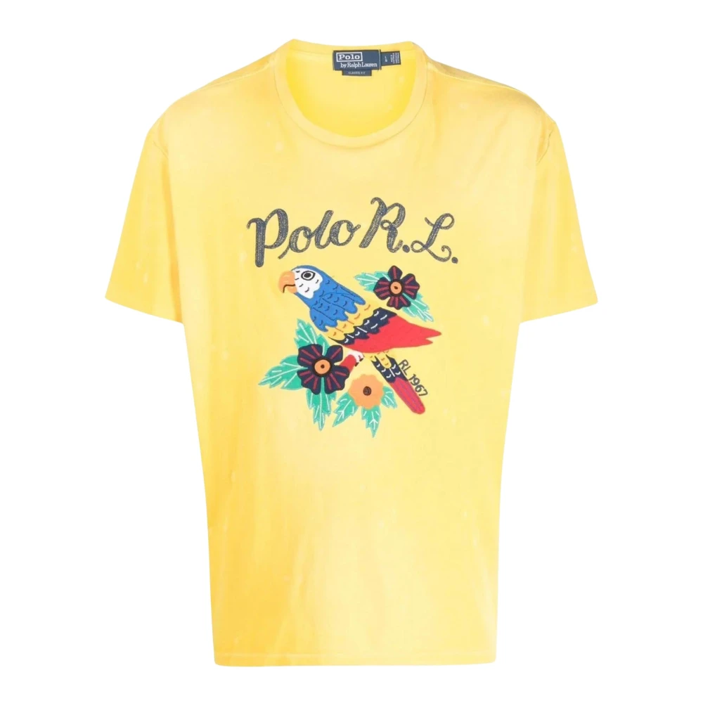 Ralph Lauren Stijlvol T-shirt Yellow Heren