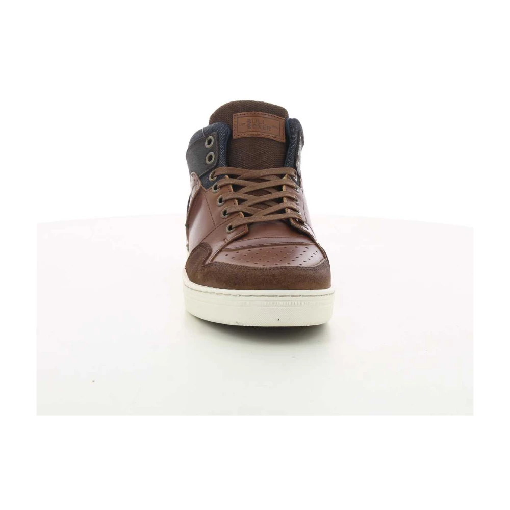 Bullboxer Stijlvolle Cognac Herensneakers Brown Heren