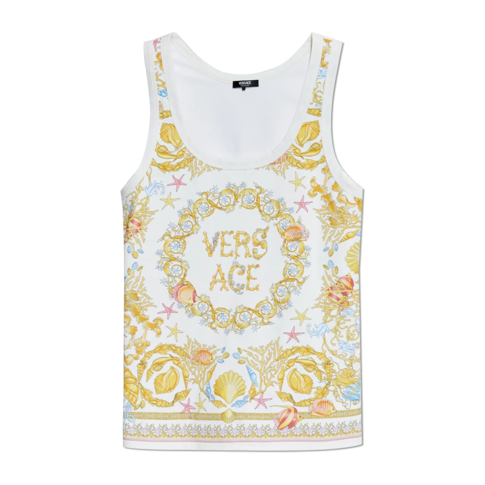 Tops > Sleeveless Tops - - Versace - Modalova