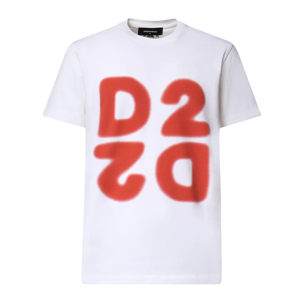 Dsquared2 , T-Shirts, Male, White, M, T-Shirts