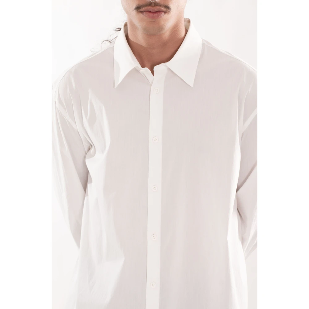 Y-3 Krijtwit Grafisch Relaxte Shirt White Heren