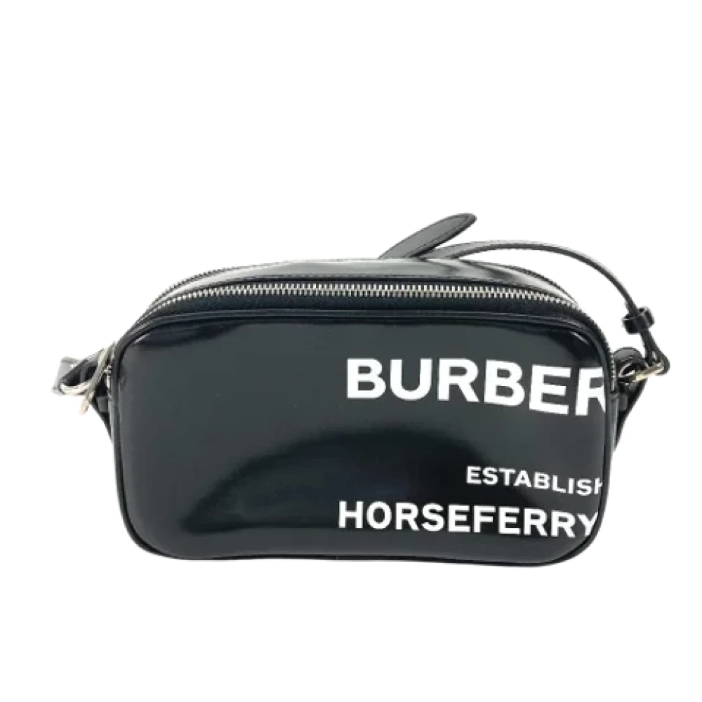 Burberry Vintage Pre-owned Leather shoulder-bags Black Heren