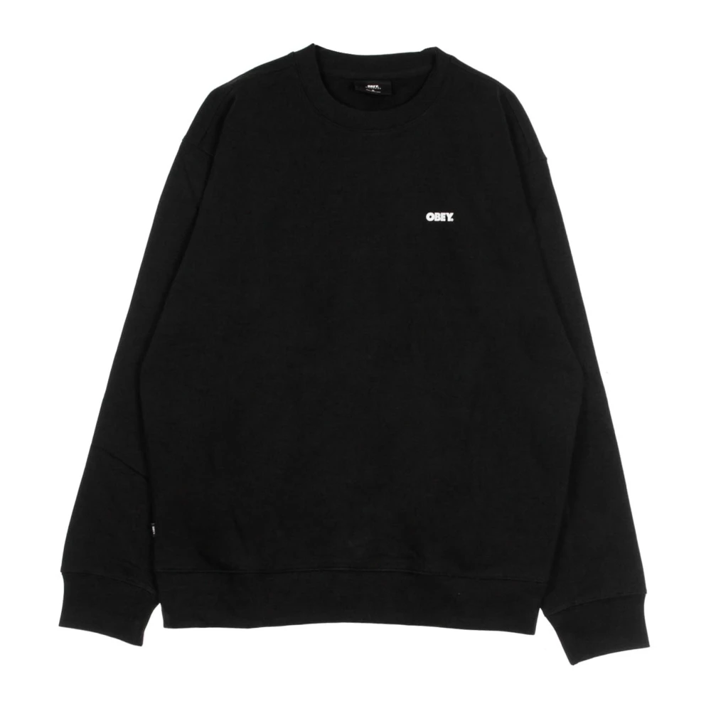 Obey Men's Black Sweatshirts, Xl, Premium Crew Fleece Sweatshirt