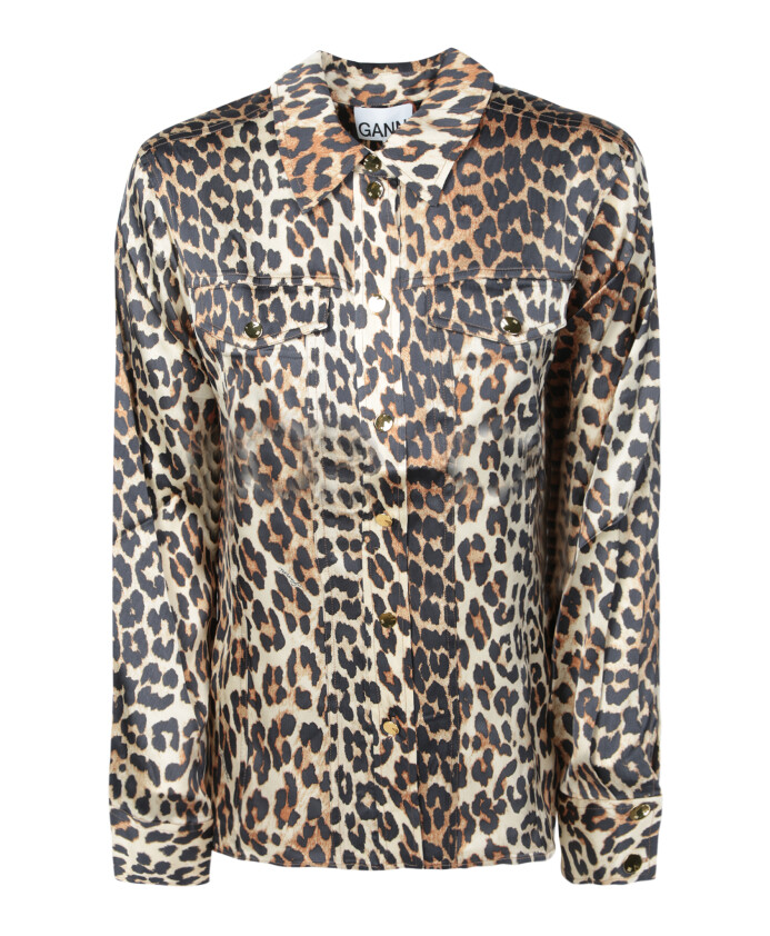 chemise-en-satin-a-motif-leopard-marron