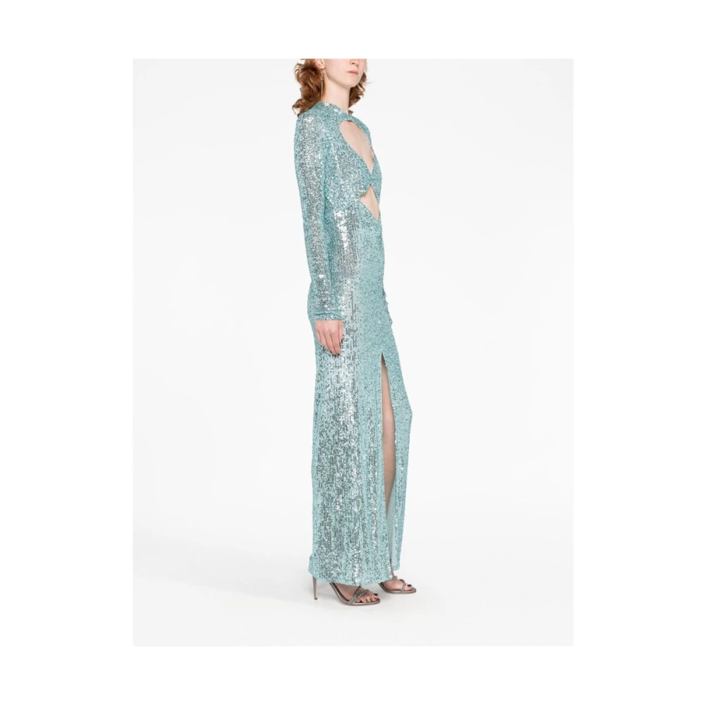 Nervi Maxi Dresses Blue Dames