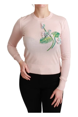 Lyxig Floral Cashmere Pullover