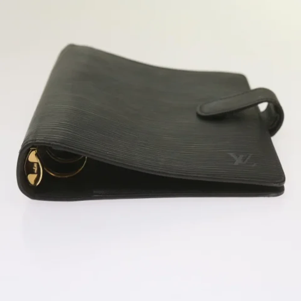 Louis Vuitton Vintage Pre-owned Leather home-office Black Heren