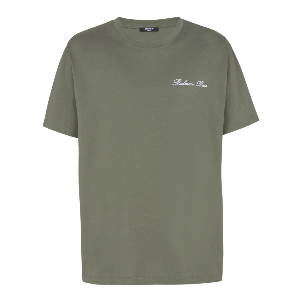 Balmain - Tops > T-Shirts - Green - Balmain - Modalova