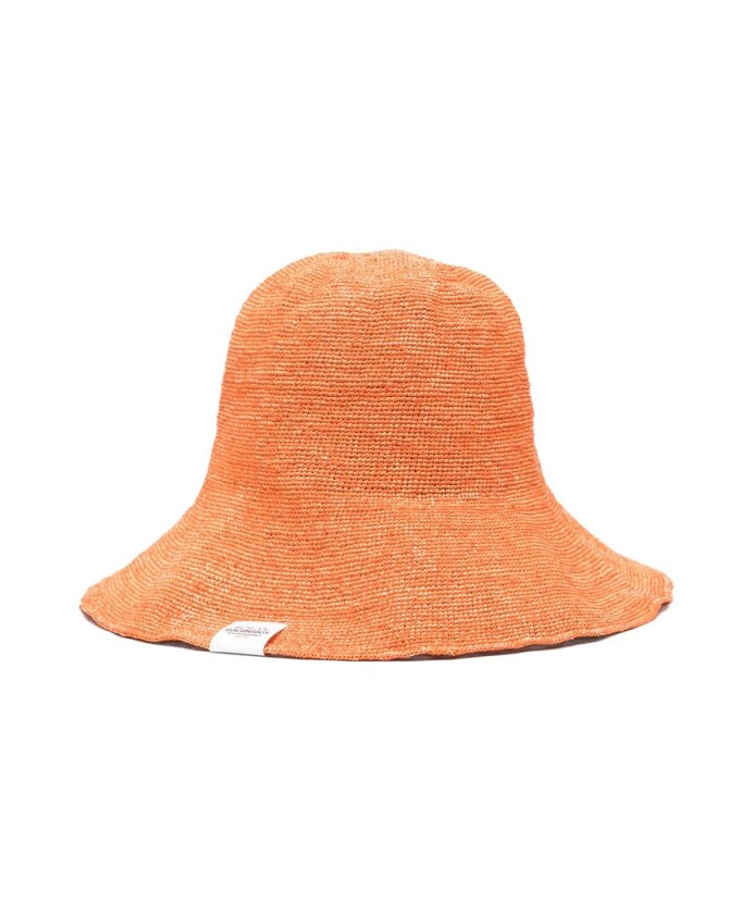 tangerine-oranje-breedgerande-hoed
