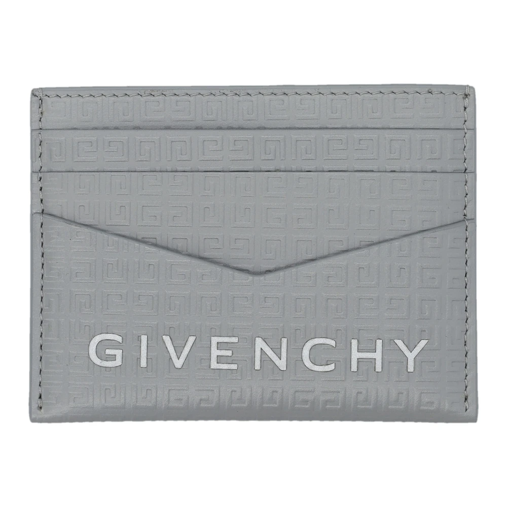 Givenchy Lichtgrijze Kaarthouder Portemonnee Gray Heren