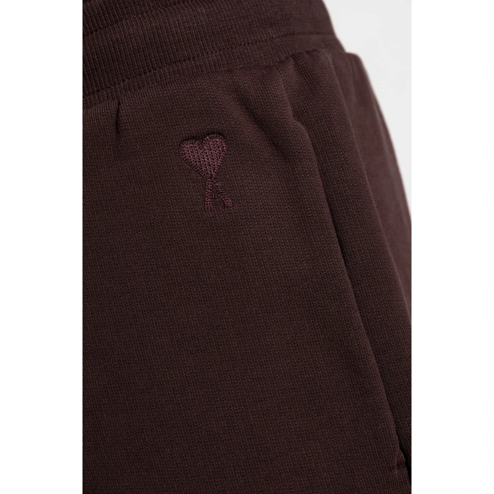 Ami Paris Logo shorts Red Heren