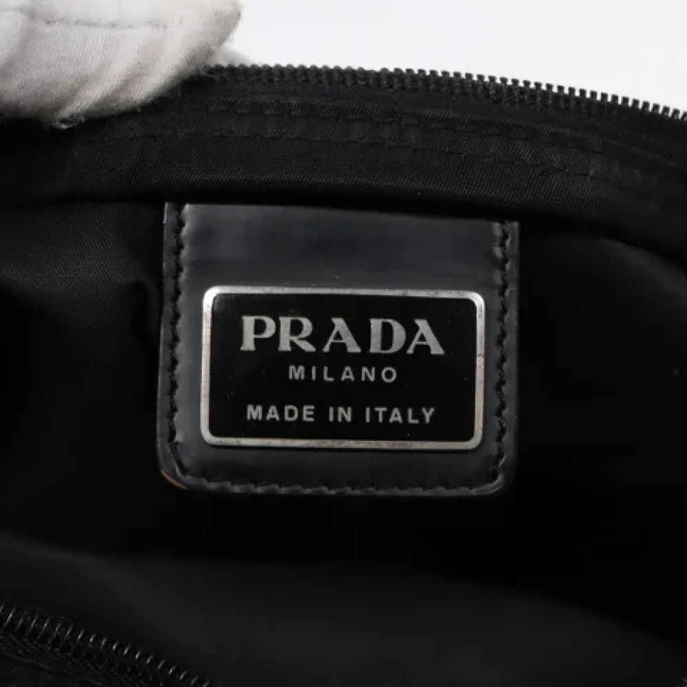 Prada Vintage Pre-owned Fabric prada-bags Black Dames