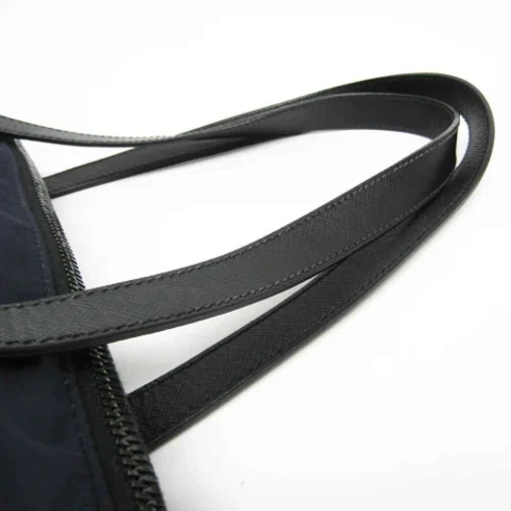 Prada Vintage Pre-owned Leather totes Black Dames
