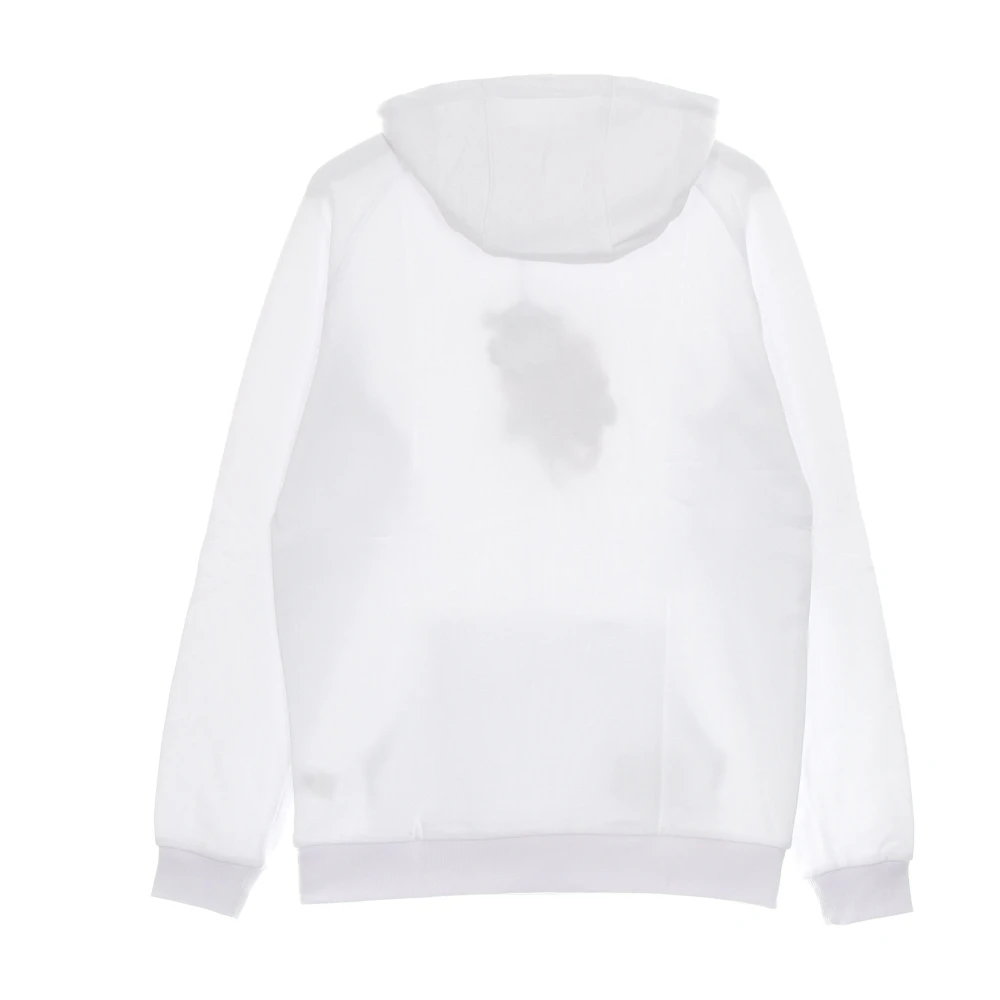 Dolly Noire Roze hoodie met verstelbare trekkoord capuchon White Heren