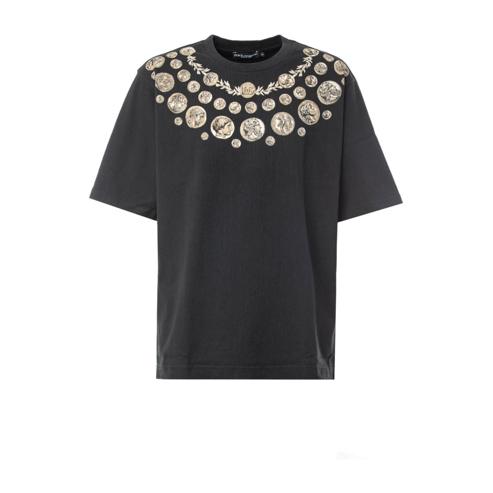 Dolce & Gabbana Casual Katoenen T-shirt Black Heren