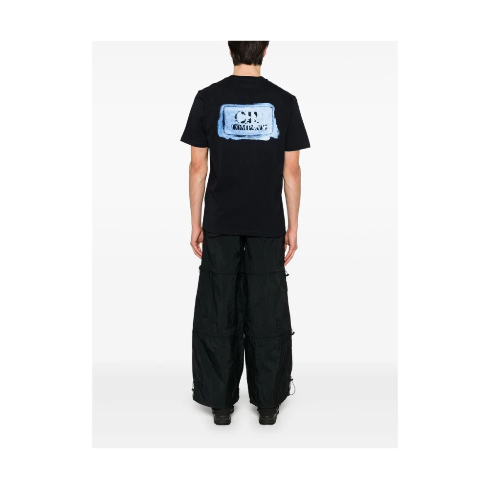C.P. Company Navy Blue Crew Neck T-shirt Blue Heren
