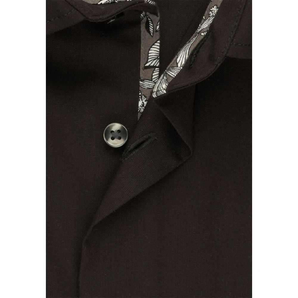seidensticker Elegant Business Overhemd Kent Stijl Black Heren