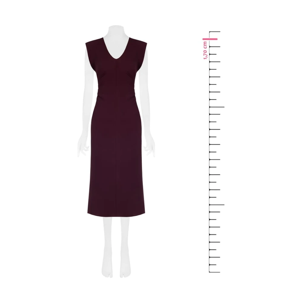 RINASCIMENTO Elegante Jurk Collectie Herfst Winter Purple Dames
