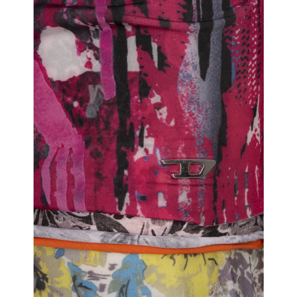Diesel O-Peony Minirok Multikleur Multicolor Dames
