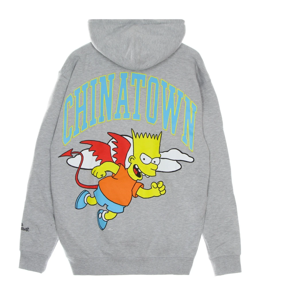 Market Devil Arc X The Simpsons Hoodie Gray Heren