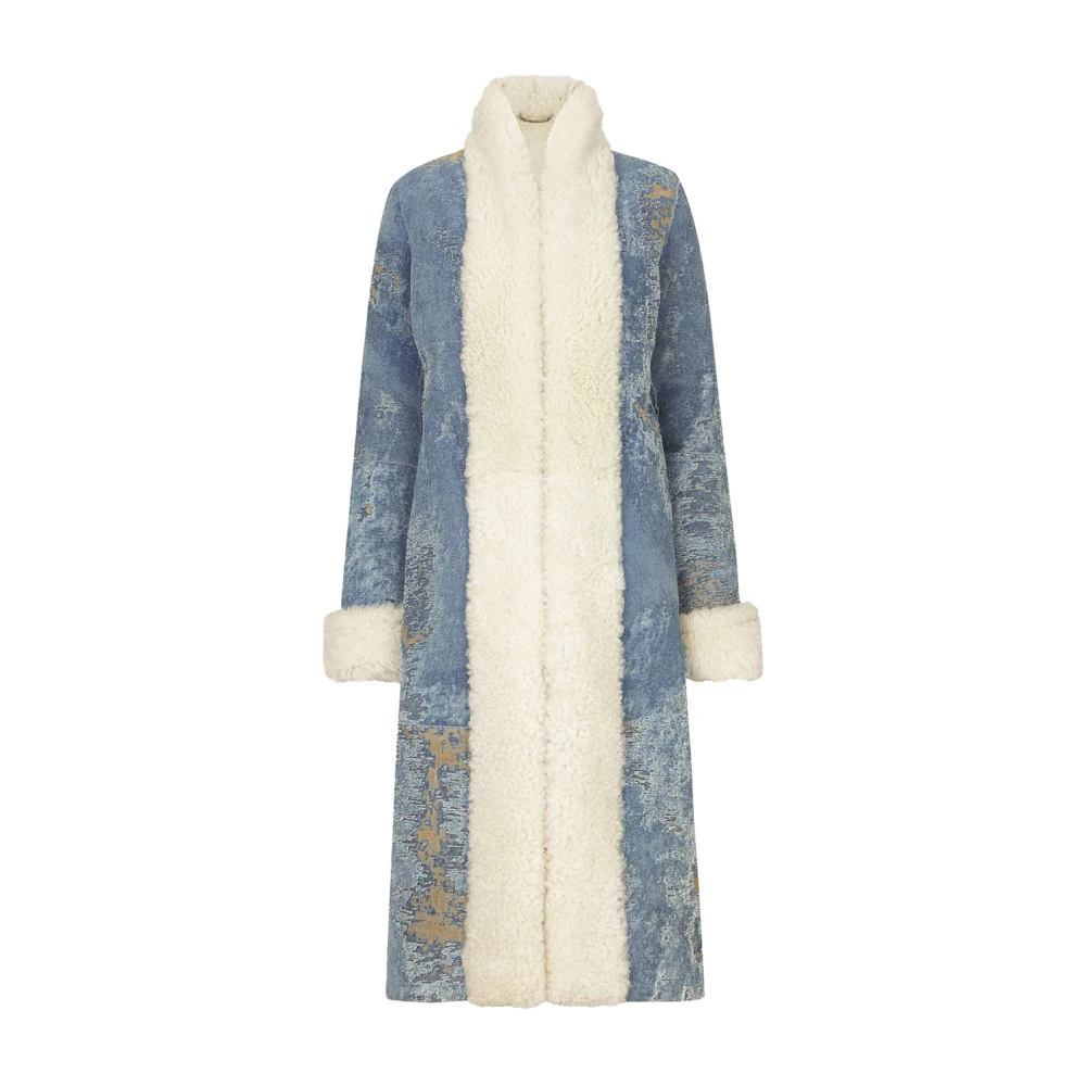 Dolce & Gabbana Stijlvolle Zwarte Jas voor Vrouwen Blue Dames